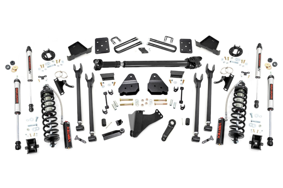 Rough Country 6 Inch Lift Kit Diesel 4 Link D/S C/O V2 Fits Ford Super Duty (17-22) 50858