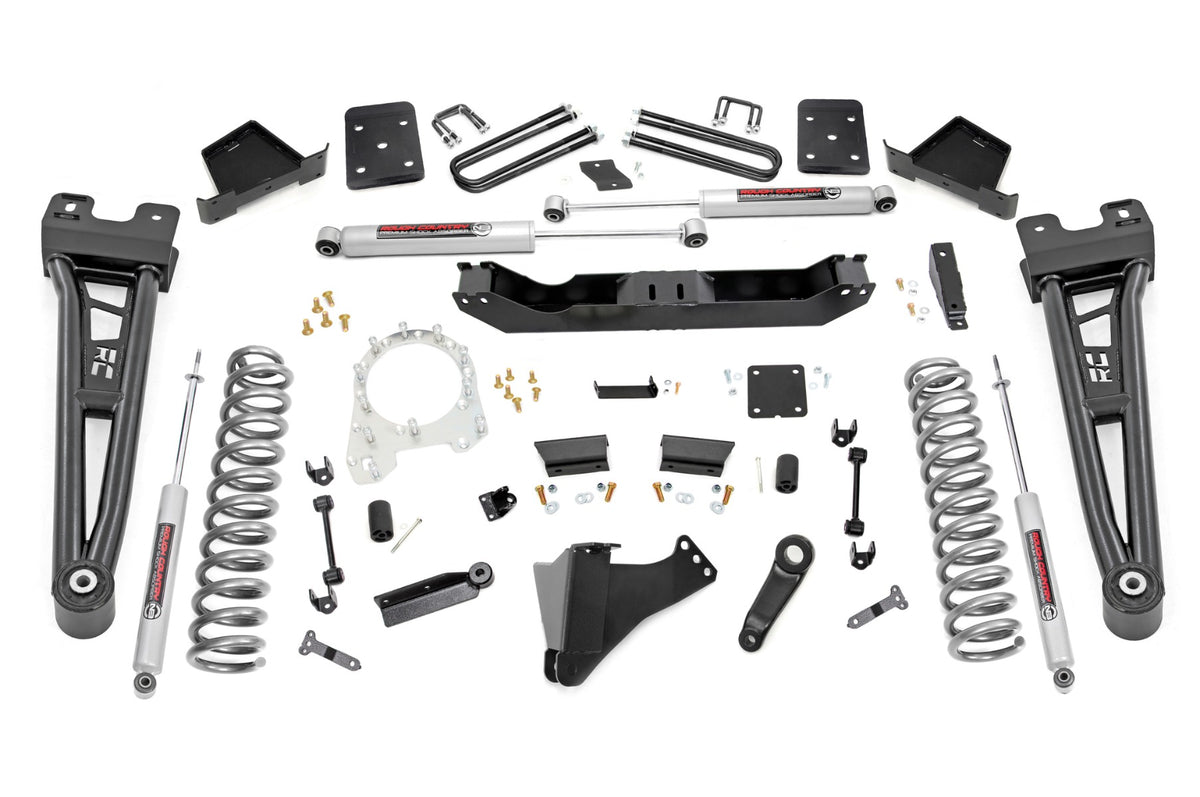 Rough Country 6 Inch Lift Kit R/A Ovlds Fits Ford F-250/F-350 Super Duty (17-22) 51230