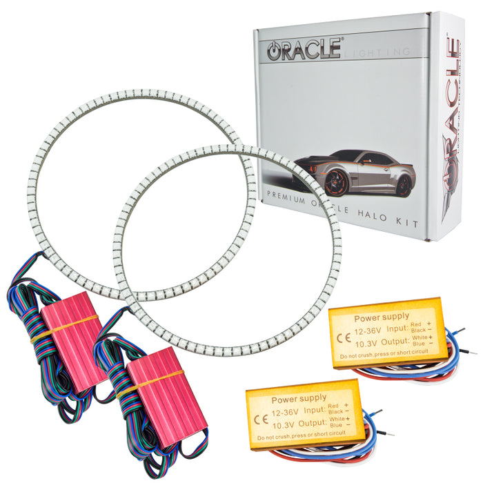 Oracle compatible with Jeep Wrangler JK 07-17 LED Waterproof Halo Kit ColorSHIFT w/ 2.0 Controller SEE WARRANTY 3943-333