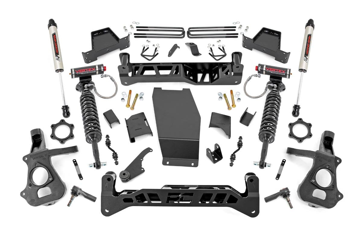 Rough Country 7 Inch Lift Kit Alum/Stamp Steel Vertex/V2 Fits Chevy/GMC 1500 (14-18) 17457