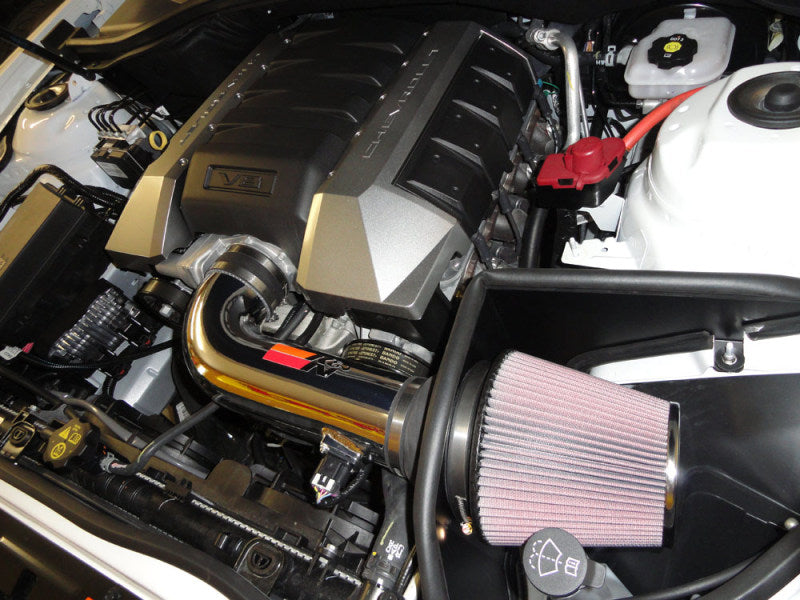 K&N 10 Camaro 6.2L V8 Polished Typhoon Short Ram Intake 69-4519TP