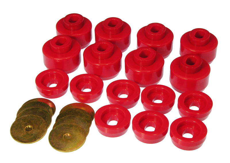 Prothane 99-06 Chevy Silverado 2/4wd Body Mounts Red 7-141