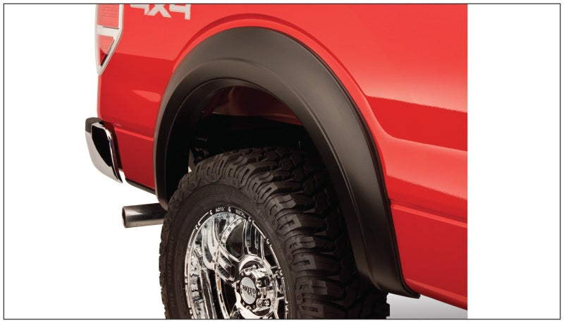 Bushwacker 09-14 Ford F-150 Styleside Extend-A-Fender Style Flares 2pc 67.0/78.8/97.4in Bed Black 20070-02