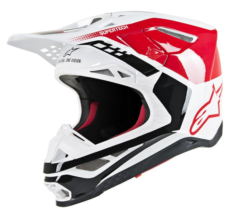 Alpinestars Unisex-Adult S.Tech S-M8 Triple Helmet Red/White Xl (Multi, one_size) - 8301319-3182-X