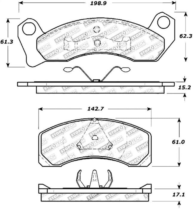 StopTech Street Touring Brake Pads 308.0431