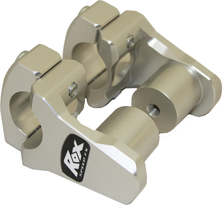 Rox Handlebar Pivoting Riser Natural 1-3/4"X1-1/8"X1-1/8" 3R-P2PPL