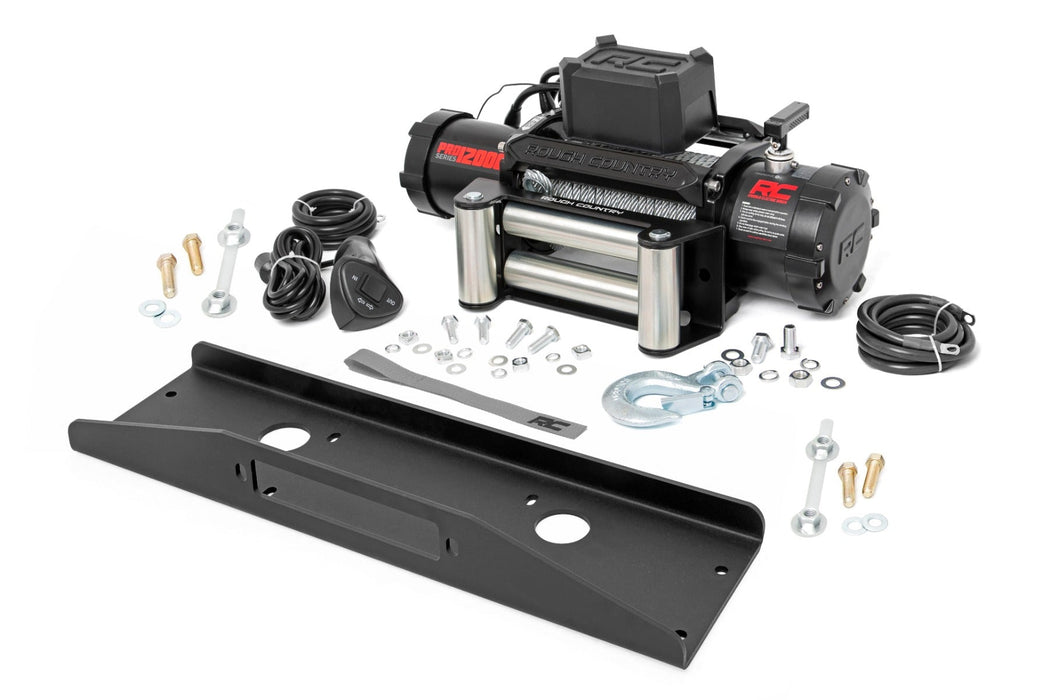 Rough Country Winch Plate Pro12000 Mahindra Roxor 4Wd (2018-2021) 92074