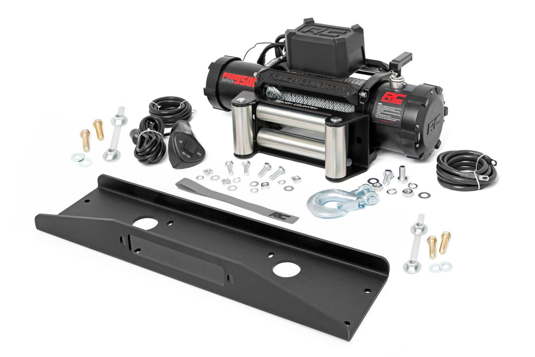 Rough Country Winch Plate Pro9500 Mahindra Roxor 4Wd (2018-2021) 92072