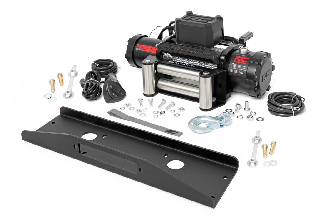 Rough Country Winch Plate Pro9500 Mahindra Roxor 4Wd (2018-2021) 92072
