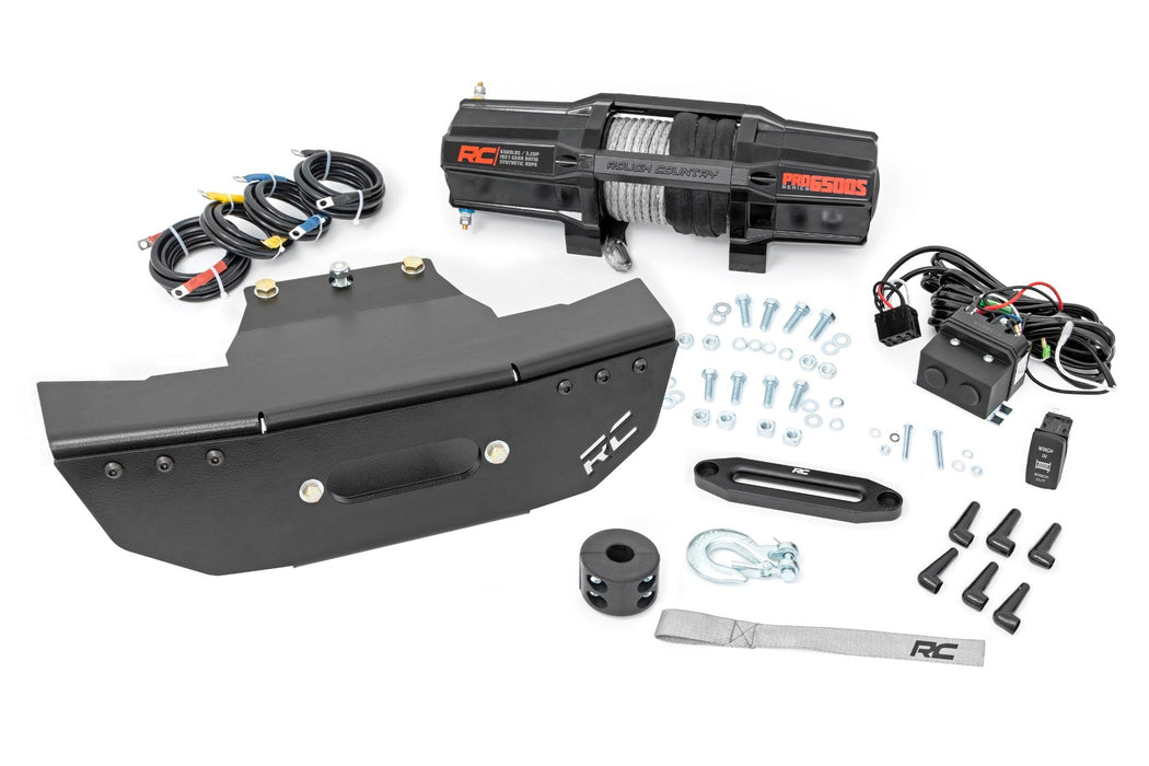 Rough Country Winch Mount Rs6500S Polaris Rzr Turbo S 93157