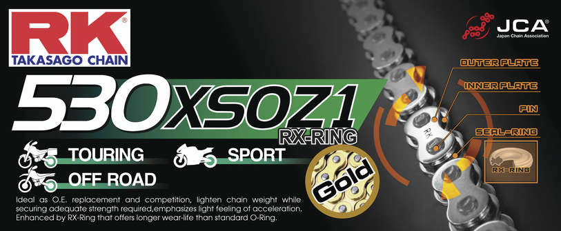 Rk Rx-Ring 530Xsoz1 Chain GB530XSOZ1-150