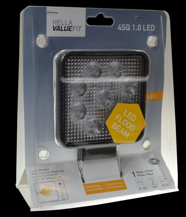 Hella ValueFit Work Light 4SQ 1.0 LED MV CR LT 357103002