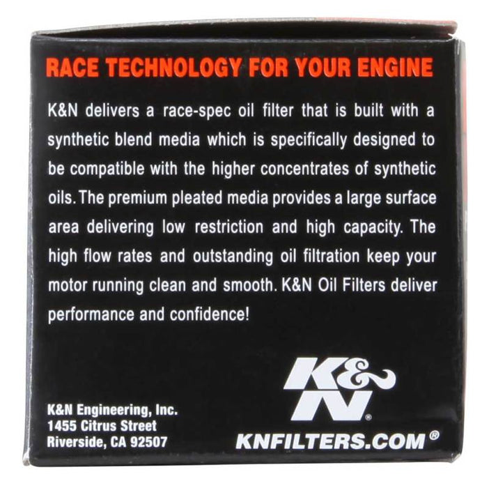 K&N Motorcycle Oil Filter: High Performance, Premium, Designed to be used with Synthetic or Conventional Oils: Fits Select Suzuki, Arctic Cat, Kawasaki Vehicles, KN-132