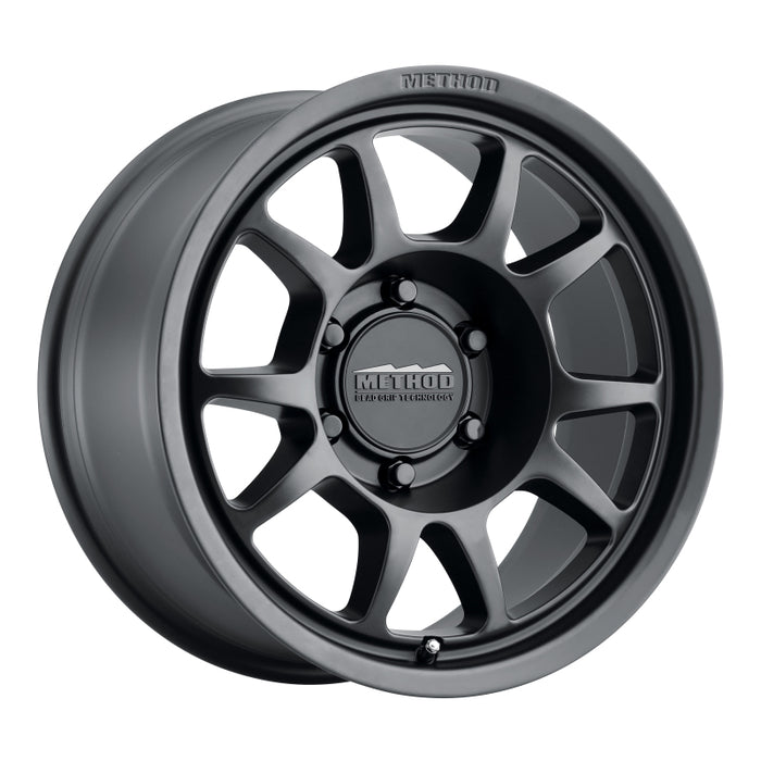 Method MR702 17x7.5 +50mm Offset 6x130 84.1mm CB Matte Black Wheel MR70277563550