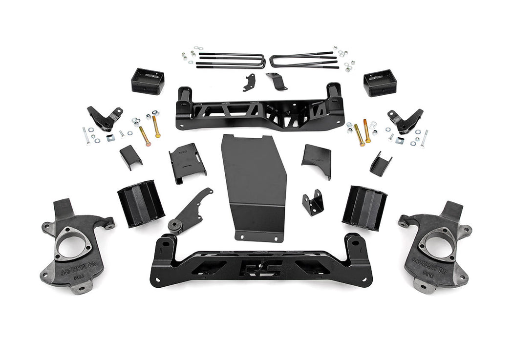 Rough Country 5 Inch Lift Kit Magneride Cast Steel fits gmc Sierra 1500 Denali (14-18) 18300