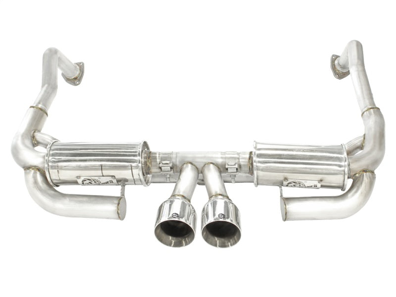 aFe ELITE 05-12 Porsche Boxster S (987.1-987.2) H6 3.4L 304SS Dual Cat-Back w/Dual Polished Tip Exht 49-36409