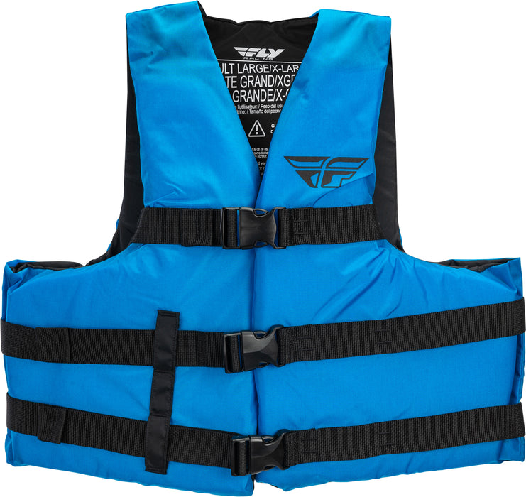 FLY Racing Adult Nylon Flotation Vest (Blue, 2X-Large)