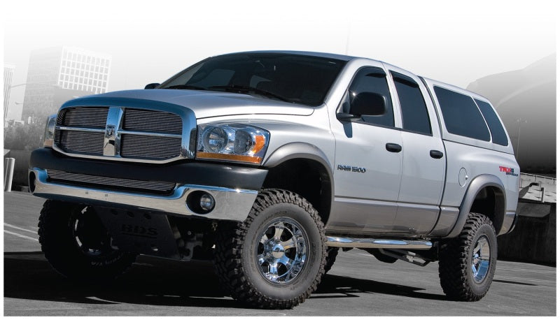 Bushwacker 02-08 Compatible with Dodge Ram 1500 Fleetside Extend-A-Fender Style Flares 4pc 78.0/96.0in Bed Black 50904-02