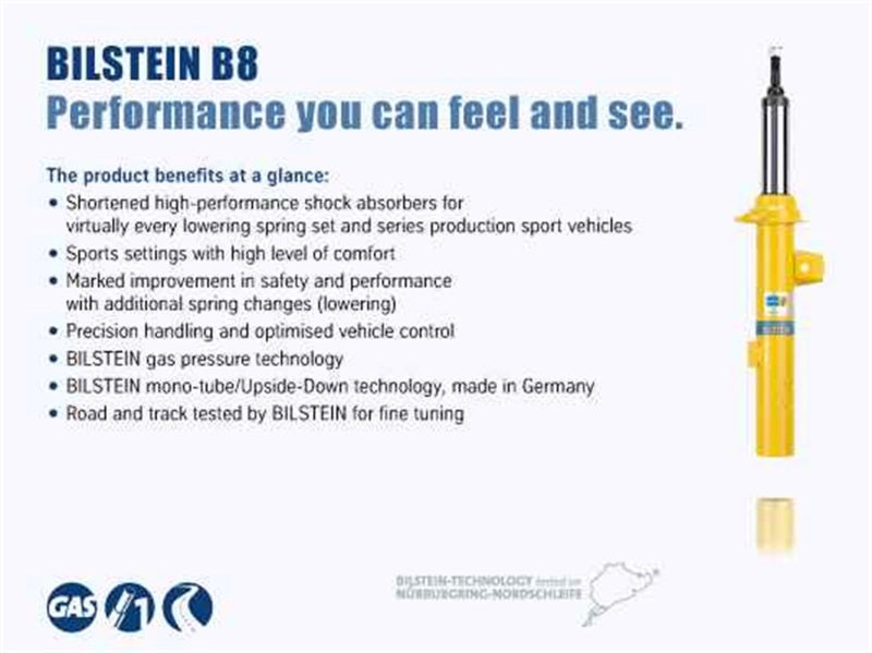 Bilstein 5100 Series 02-12 compatible with Jeep Liberty Rear 46mm Monotube Shock Absorber (for 0-1in Rear Lift) 24-282659