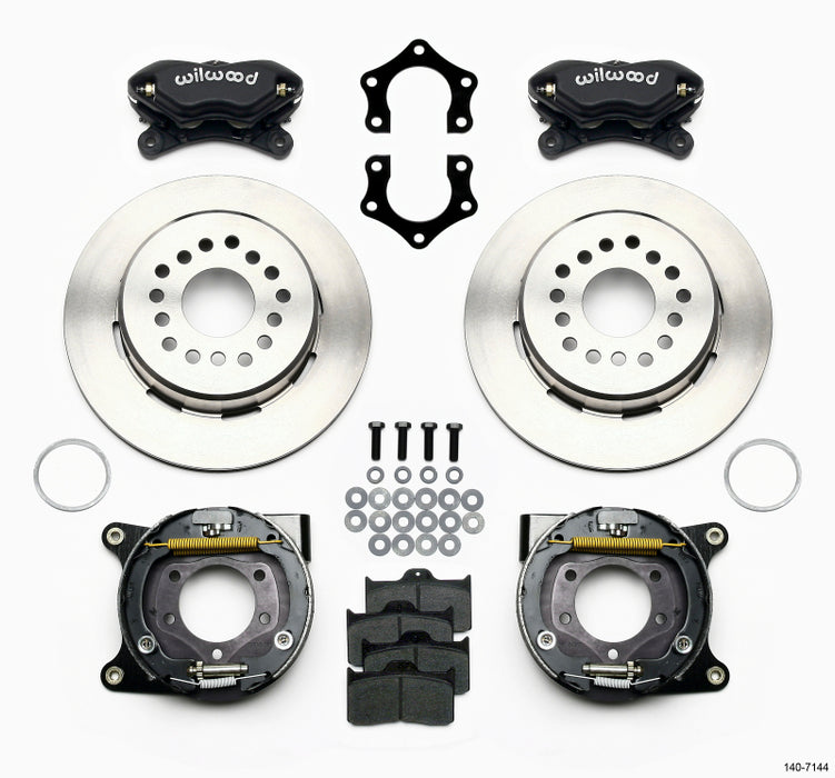 Wilwood Forged Dynalite P/S Park Brake Kit Mopar/Dana 2.36in Off w/Snap Ring Brng 140-7144