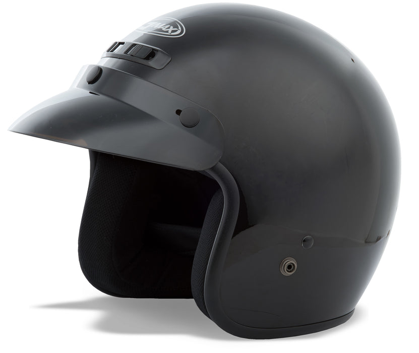 Gmax Youth Gm-2 Open-Face Helmet Black Yl-Yx G102022