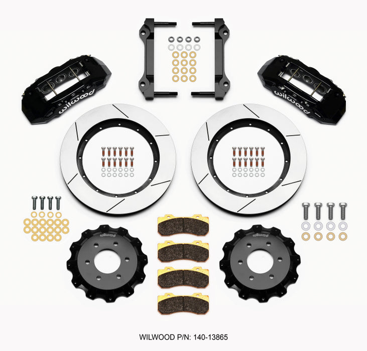 Wilwood TX6R Front Kit 15.50in Black 2010-Up Ford F150 (6 lug) 140-13865