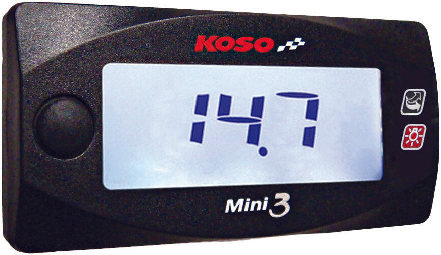 Koso Mini 3 Narrow Band Air/Fuel Ratio Meter BA003211