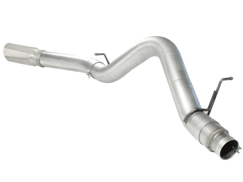 aFe Atlas Exhaust 5in DPF-Back Al Steel 11-13 GM Diesel Trucks V8-6.6L (td) LML (Pol Tip) 49-04041-P