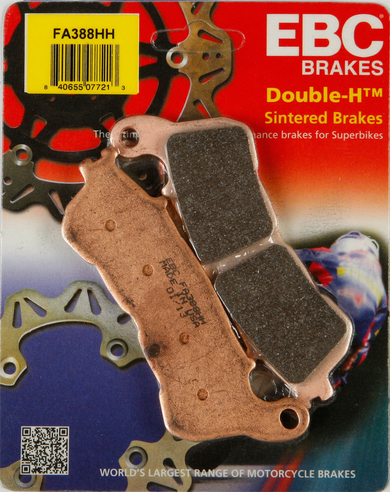 EBC Brakes Double H Sintered Metal Brake Pads Fits Honda CBR250R ABS 2013 FA388HH
