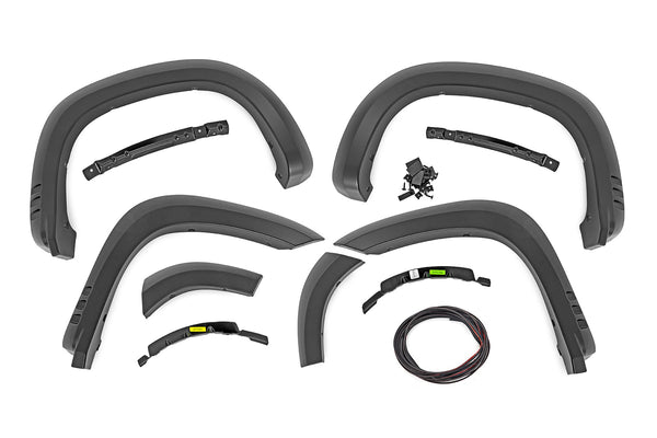 Rough Country Sf1 Fender Flares Fits Chevy Silverado 1500 2WD/4WD (2019-2023) F-C319201A