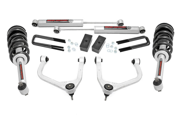Rough Country 3.5 Inch Lift Kit N3 Struts Fits GMC Sierra 1500 2WD/4WD (2019-2023) 22631