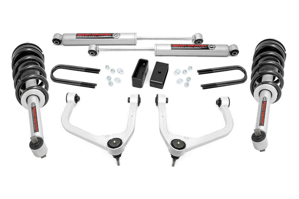 Rough Country 3.5 Inch Lift Kit N3 Struts Rear Mono Leaf Chevy Silverado 1500 (22-23) 28231