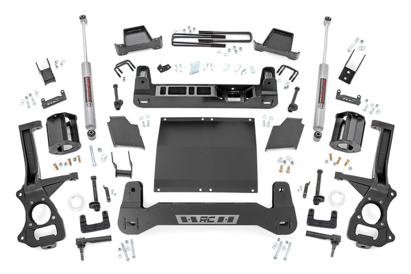Rough Country 6 Inch Lift Kit Diesel Fits Chevy Silverado 1500 2WD/4WD (2019-2023) 21731D