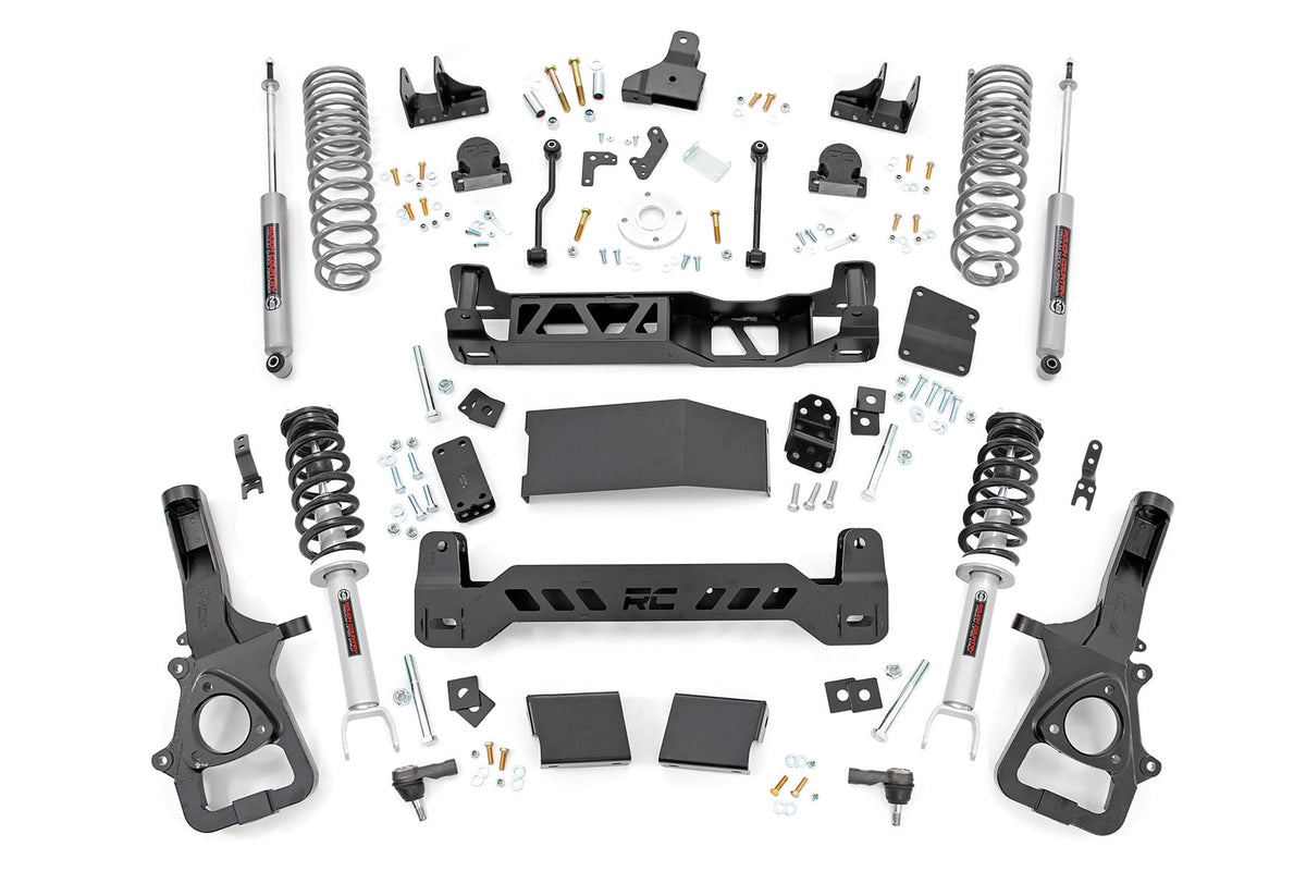 Rough Country 6 Inch Lift Kit N3 Struts Dual Rate Coils Fits RAM 1500 4WD (19-23) 33431
