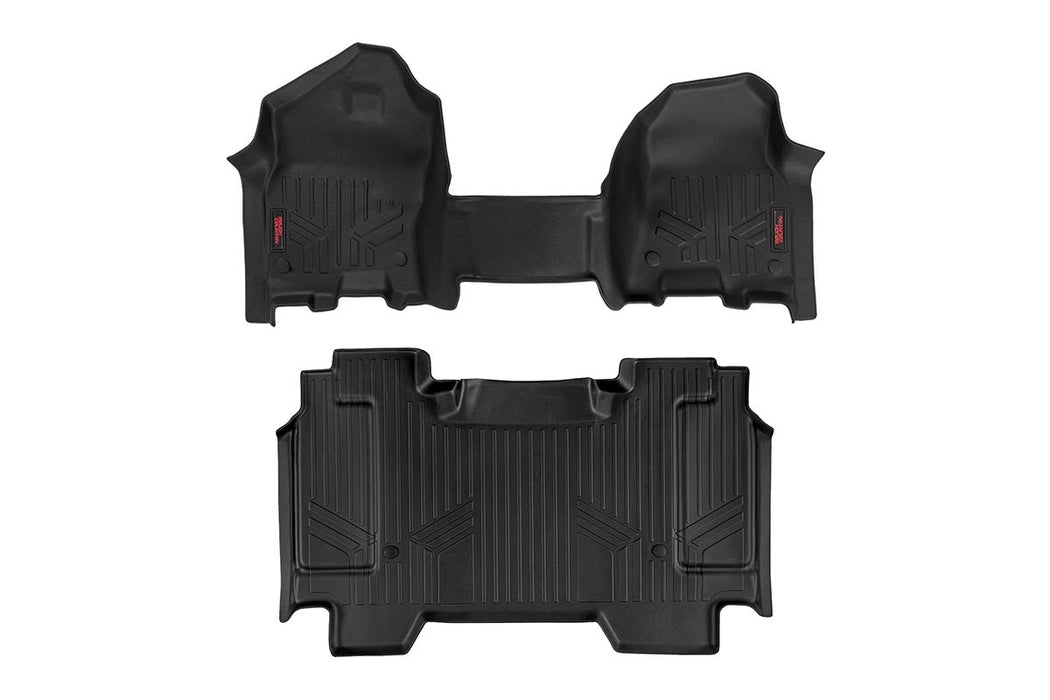 Rough Country Floor Mats Fr & Rr Over Hump Ram 1500 (19-23)/1500 Trx (21-23) M-31410