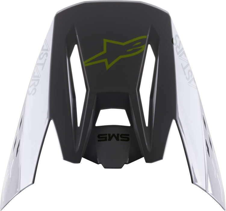 Alpinestars S-M5 Bond Visor Silver/Yellow Fluo Glossy (8983422-1915-OS)