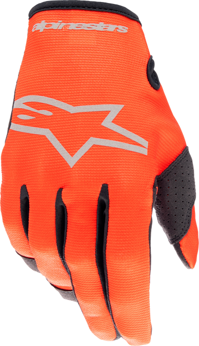 Alpinestars Youth Radar Gloves (Hot Orange Black, Youth Medium)