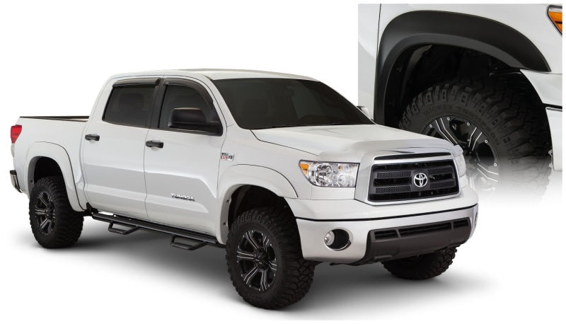 Bushwacker 07-13 Toyota Tundra Fleetside Extend-A-Fender Style Flares 4pc Black 30916-02