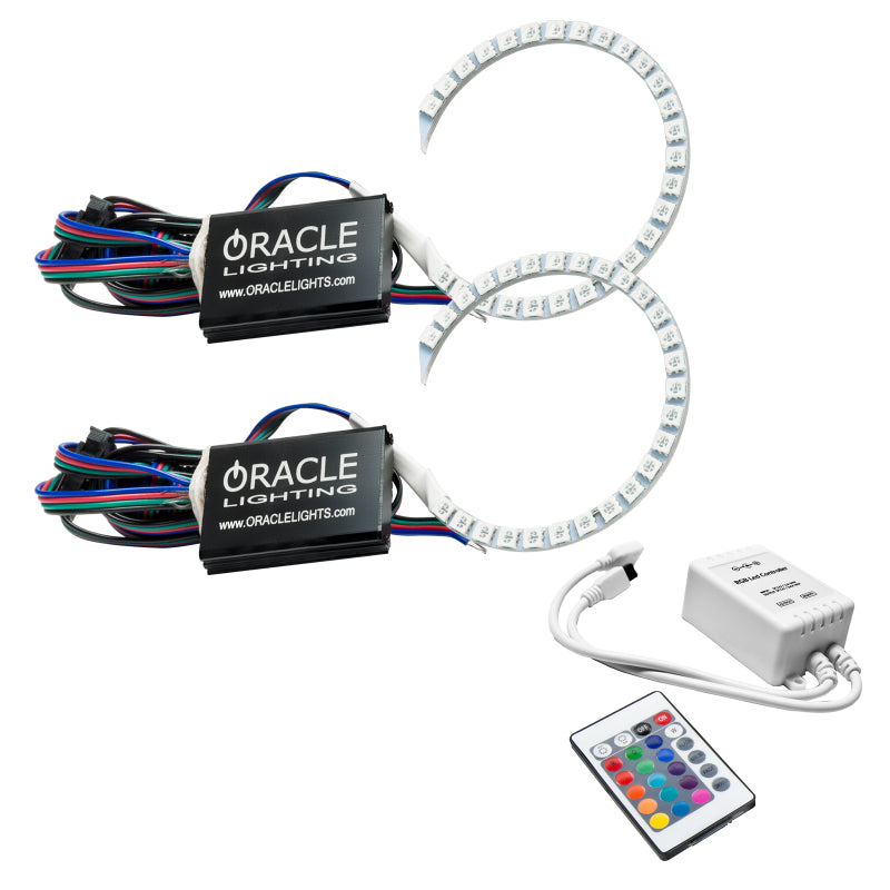 Oracle 18-21 Fits Ford Mustang LED Headlight Halo Kit Colorshift W/ Simple Controller See Warranty 1347-504