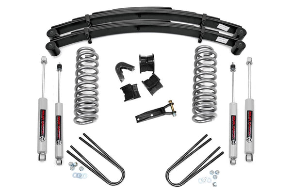 Rough Country 4 Inch Lift Kit Rear Springs Fits Ford F-100/F-150 4WD (1977-1979) 500-77-79.20