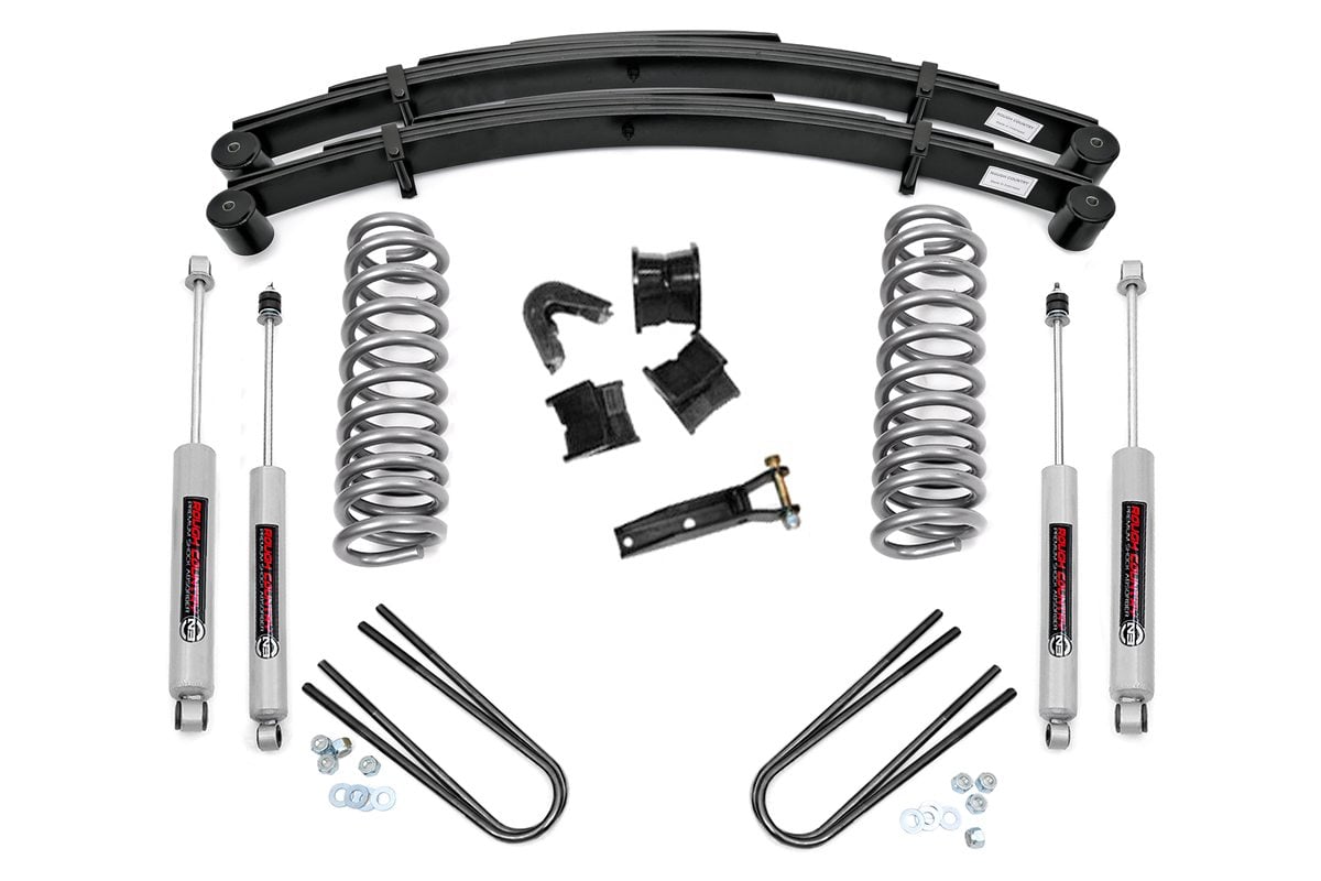 Rough Country 4 Inch Lift Kit Rear Springs Fits Ford Bronco 4WD (1978-1979) 535.20