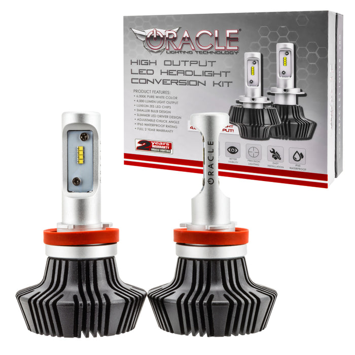 Oracle H8 4000 Lumen LED Headlight Bulbs (Pair) 6000K SEE WARRANTY 5233-001