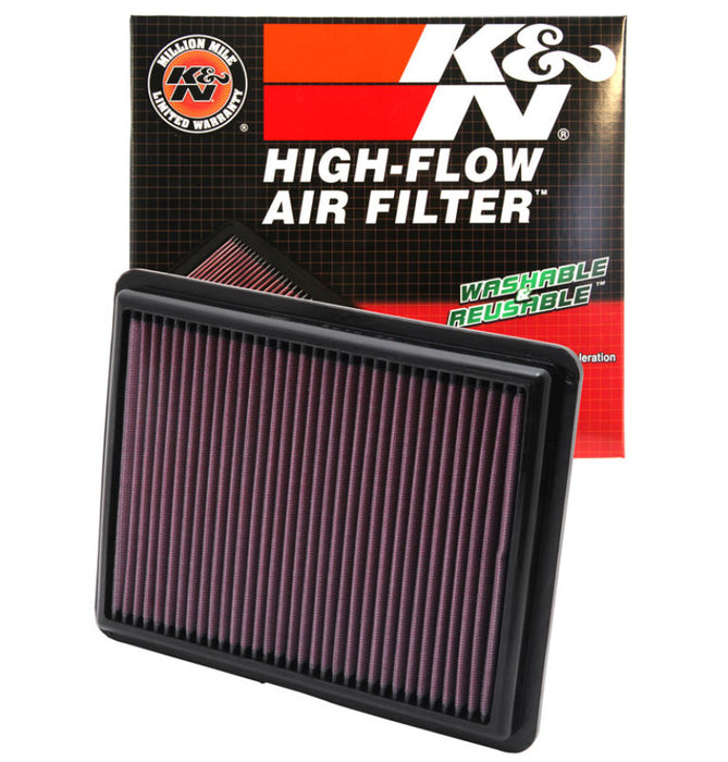 K&N 08 Honda Accord 3.5L V6 Drop In Air Filter 33-2403