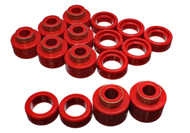 Energy Suspension Chevy Xtra Cab 2&4Wd Body Mts Red 3.4122R