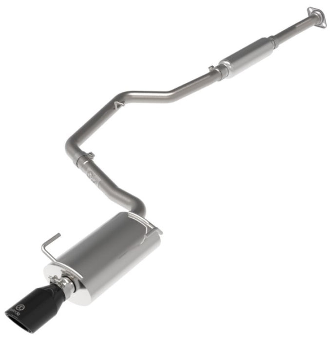 aFe POWER Takeda 12-16 Subaru Impreza 2.0L 2.5in 304SS CB Exhaust w/ Black Tips 49-36052-B