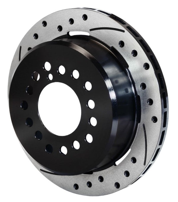 Wilwood Rotor-1.91in Offset-SRP-BLK-Drill-LH 12.19 x .810 5 Lug 3.12in Reg-C10 160-9990-BK
