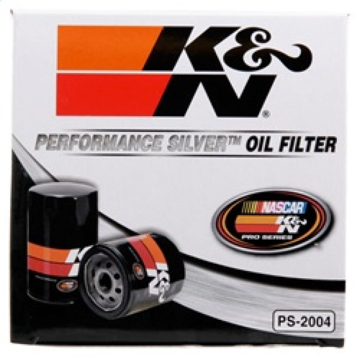 K&N Oil Filter for Fiat/Porsche/Triump/Alfa Romeo/MG/Compatible with Dodge/Mercury/Toyota 3.656in OD x 4in H PS-2004