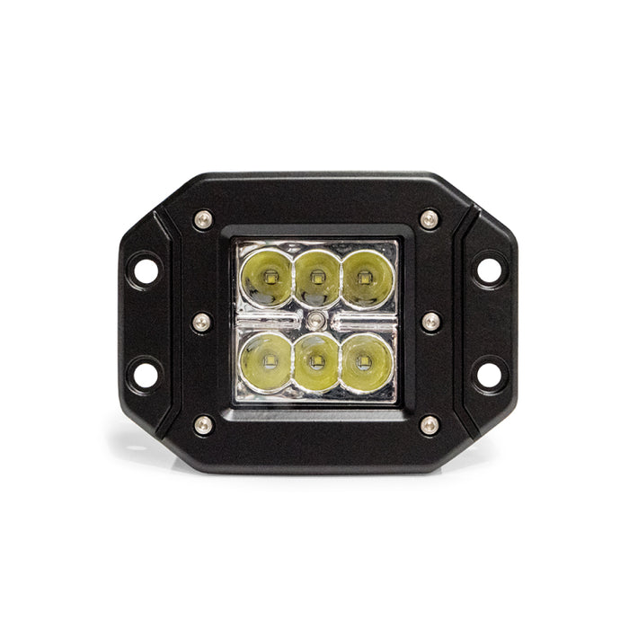 DV8 Offroad 3in Flush Mount LED Lights 20W Flood/Spot 5W Cree B3FM24W3W