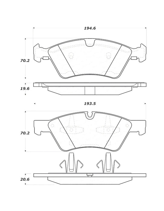 StopTech Street Touring Brake Pads 308.1123