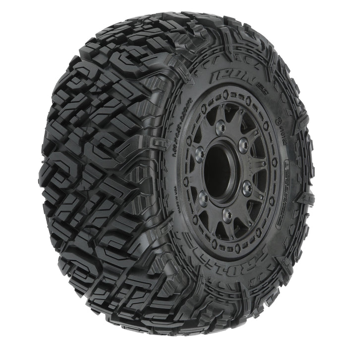 Pro-Line Racing Icon SC 2.2/3.0 M2 Tires MTD Black Whls SC F/R PRO1018210